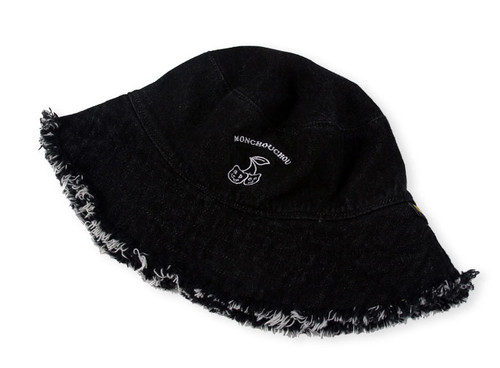 Cherry Denim Buckle Hat