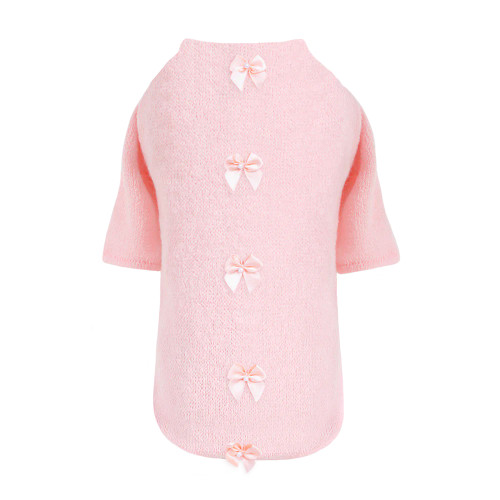 Dainty Bow Dog Sweater