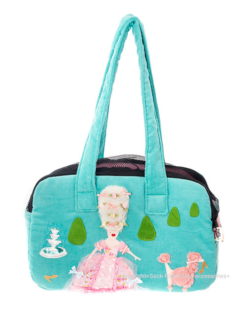 Marie Antoinette/Pink Poodle Zipper Pet Carrier