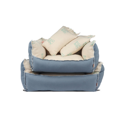 Play Cushion Dog Bed - Cream