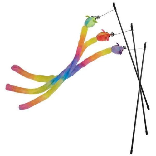 Rainbow Tail Cat Wand