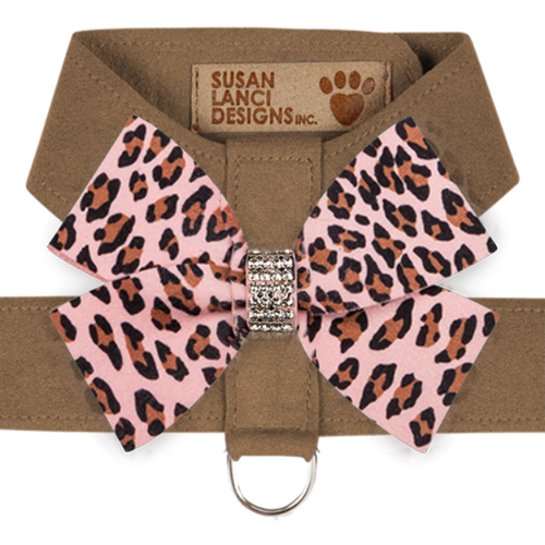 Susan Lanci Nouveau Bow Tinkie Harness- Jungle Prints Bow