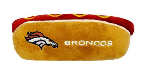 : NFL Denver Broncos PET GIFT BOX with 2 Licensed DOG TOYS, 1  Logo-engraved NATURAL DOG TREAT, 1 NFL JERSEY, 1 NFL Puppy Training Bells &  1 Car Seatbelt : Sports & Outdoors