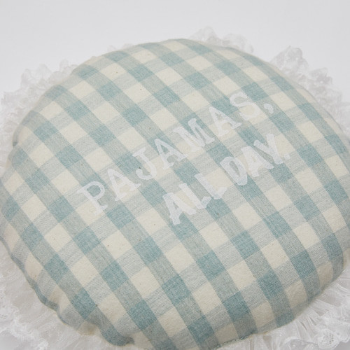 Louisdog Cozy Gingham Pillow