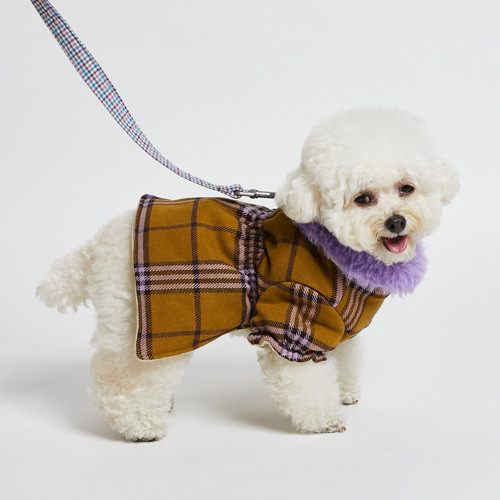 Repurposed Monogram Dog Harness: Luxury Couture Boutique Designer
