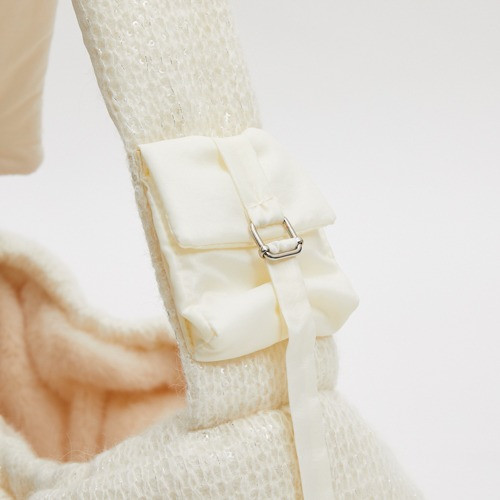 Louisdog Glitter Snow Sling Bag