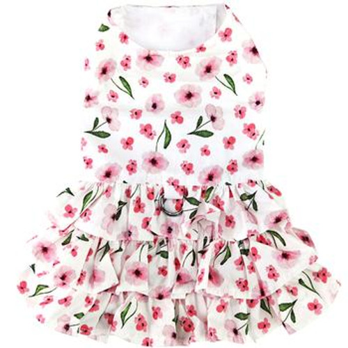 Spring Wildflower Dog Dress with Matching Leash Spring Wildflower Dog Dress with Matching Leash