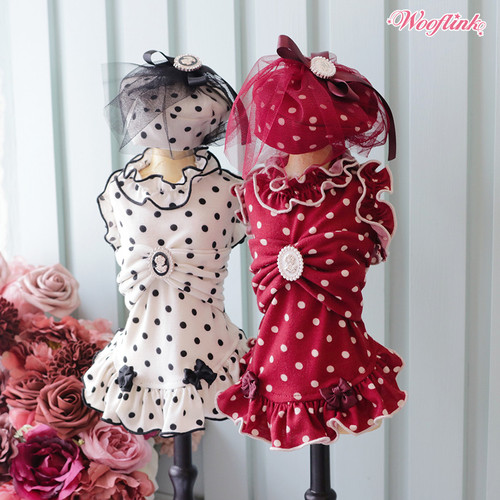 Wooflink Polka Polka Mini Dress Wooflink Polka Polka Mini Dress
