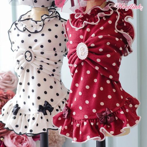 Wooflink Polka Polka Mini Dress Wooflink Polka Polka Mini Dress