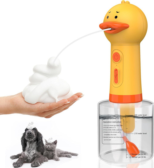 Electronic Foaming Shampoo Dispenser for Dog and Cat Bathing