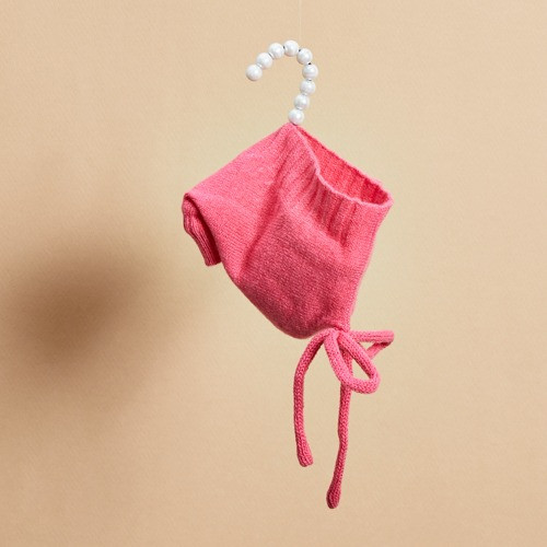 Louisdog Fuxia Sorbet Cashmere Balaclava