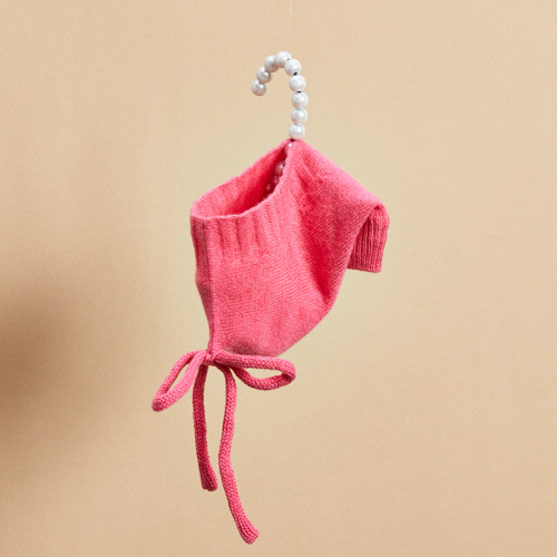 Louisdog Fuxia Sorbet Cashmere Balaclava