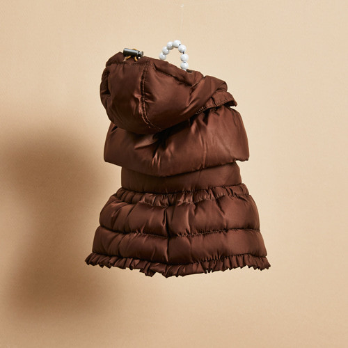 Louisdog Choco Balaclava Down Jacket