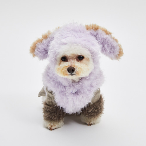 Louisdog Bunny Hoody/Lavender