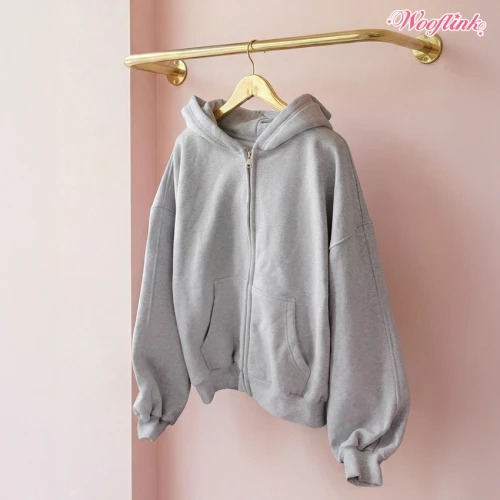 Wooflink Milkshake Zip Up Hoodie for Mom