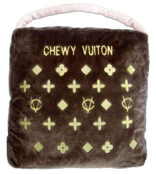 Chewy Vuitton Brown Bag Small – Twin Tails Market & Barkery