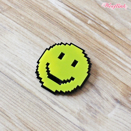 Smile brooch on sale