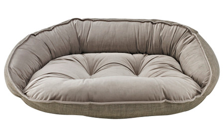 Bowsers Diamond Performance Linen Crescent Dog Bed