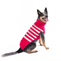 Katie Alpaca Stripe Dog Sweater