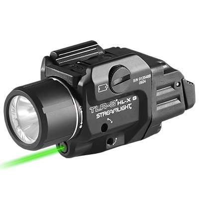 Streamlight TLR-8 HL-X G Tactical Light with Green Laser – 1,000