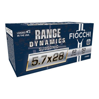 Fiocchi RP 5.7x28mm 62gr Subsonic FMJ - 50 Rounds | Suppressed