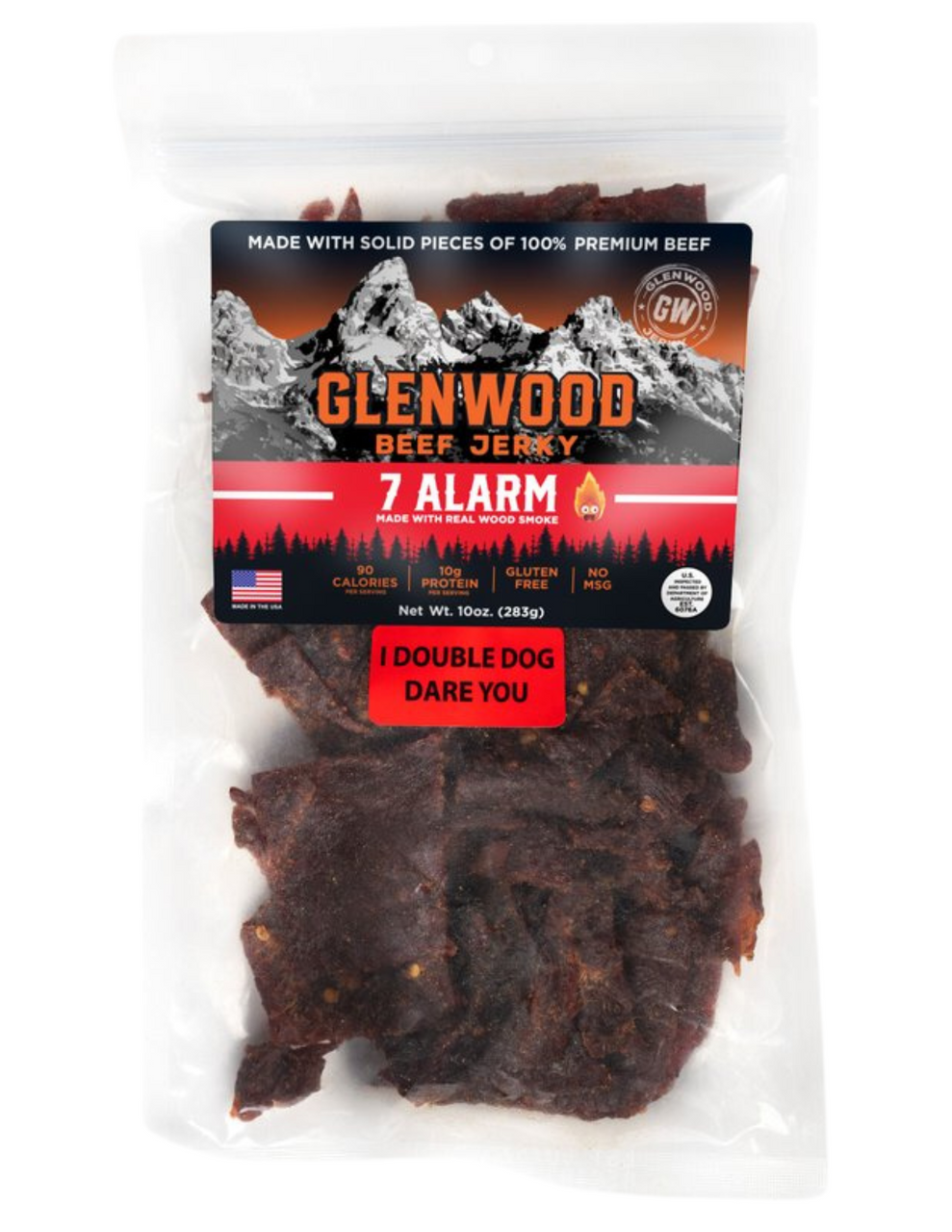 うめこ Glenwood 7 Alarm Beef Jerky - The Beef Jerky Store