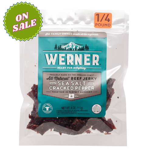 Werner Sea Salt & Pepper Beef Jerky