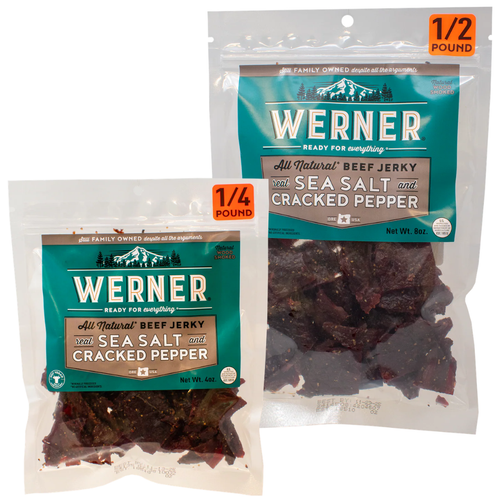 Werner Sea Salt & Pepper Beef Jerky