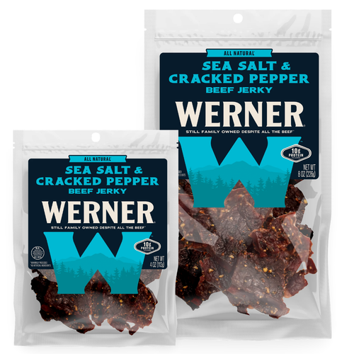 Werner Sea Salt & Pepper Beef Jerky