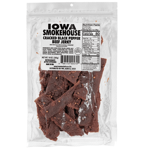 Iowa Smokehouse Pepper Beef Jerky