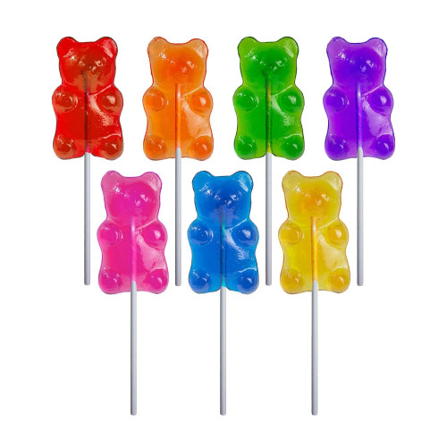 Sugar Bear Gummy Shaped Lollipop - The Beef Jerky Store