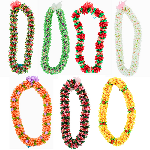 Premium Ribbon Leis Assorted Styles