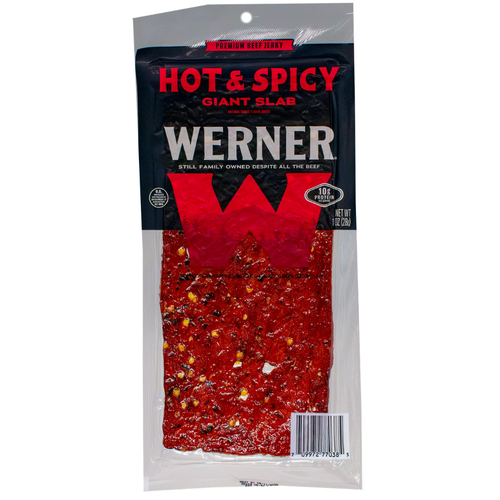 Werner Hot & Spicy Beef Slab