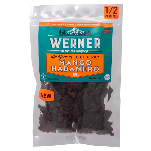 Werner Mango Habanero Beef Jerky