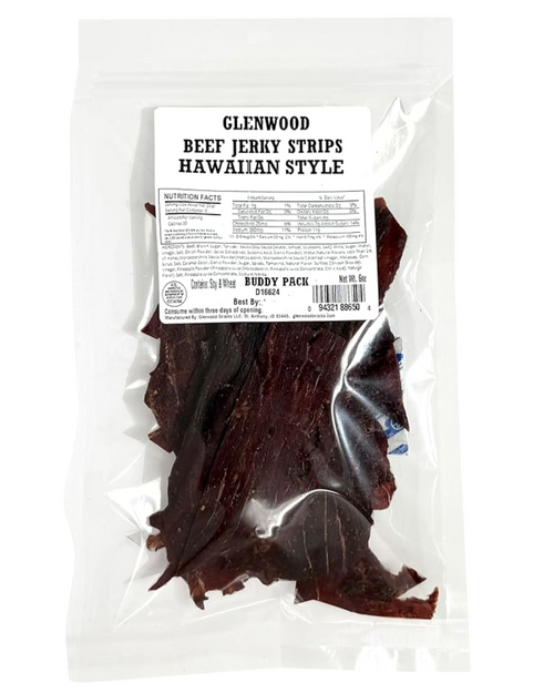 Glenwood Hawaiian Beef Jerky Strips