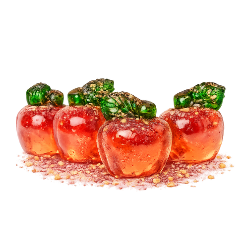 Lemon Peel 3D Filled Gummi Red Apples