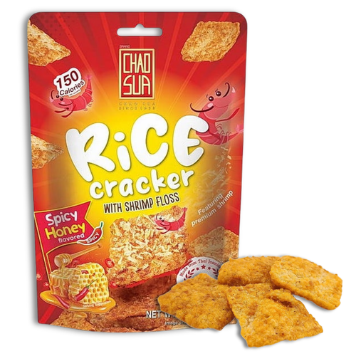 Chao Sua Rice Cracker with Shrimp Floss - Spicy Honey