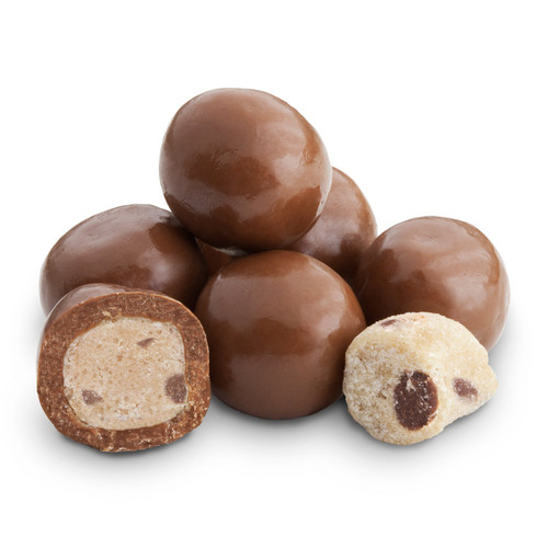 Chocolate Covered Chocolate Chip Cookie Dough