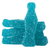 Gummi Sour Blue Raspberry Bottles
