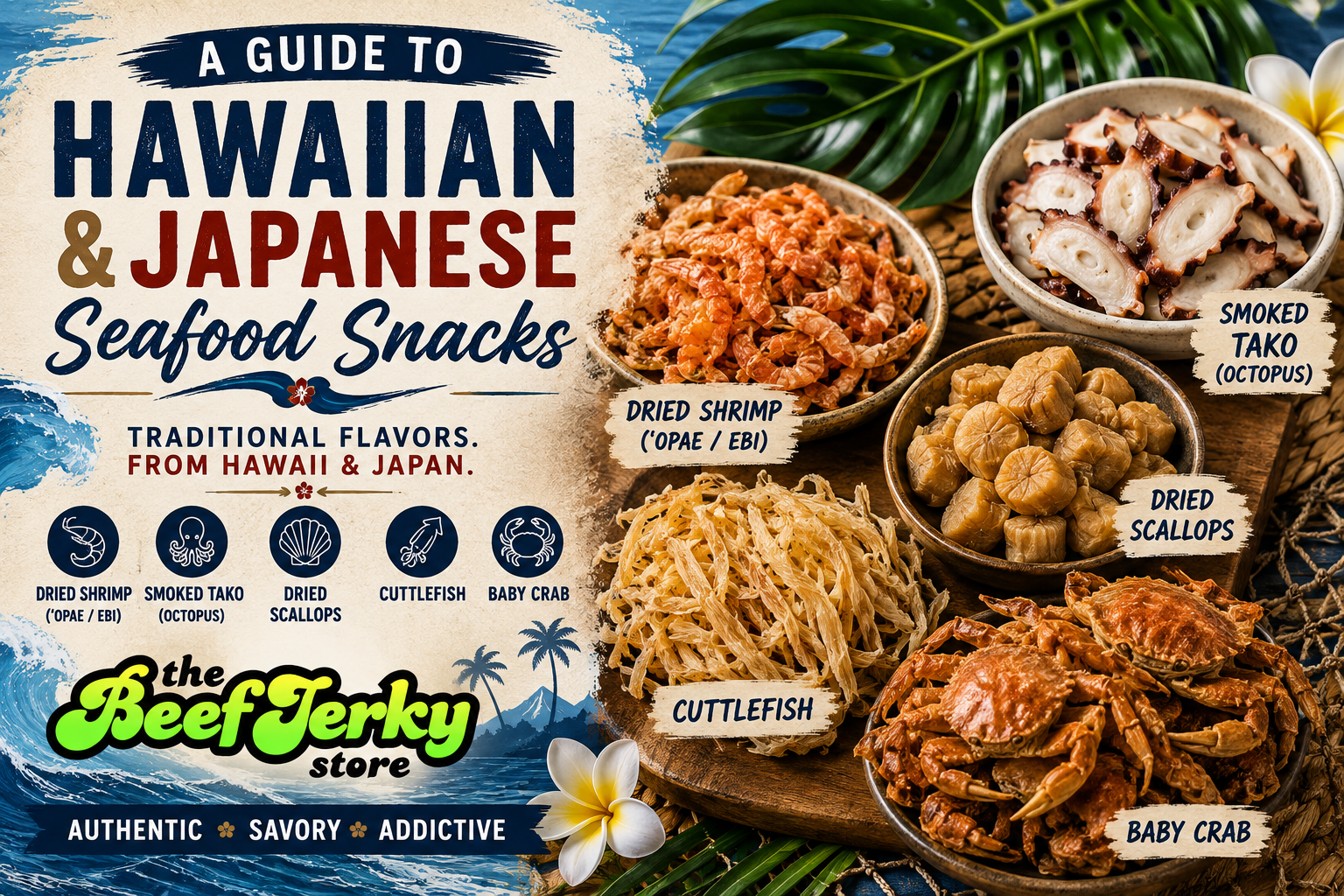 Hawaiian and Japanese Seafood Snacks Guide