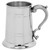 1 Pint English pewter tankard with Georgian handle