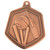MM22089B Falcon bronze cricket medal
