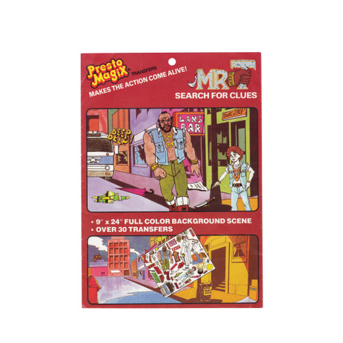 Presto Magix - Mr. T - Search for Clues - Transfer Game - 1983 (Front)