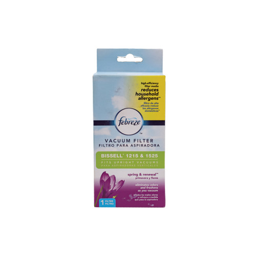 Febreze - Vacuum Filter - Bissell Style 1215 & 1525 - Spring & Renewal Scent - 1pk - #12155 (Front)