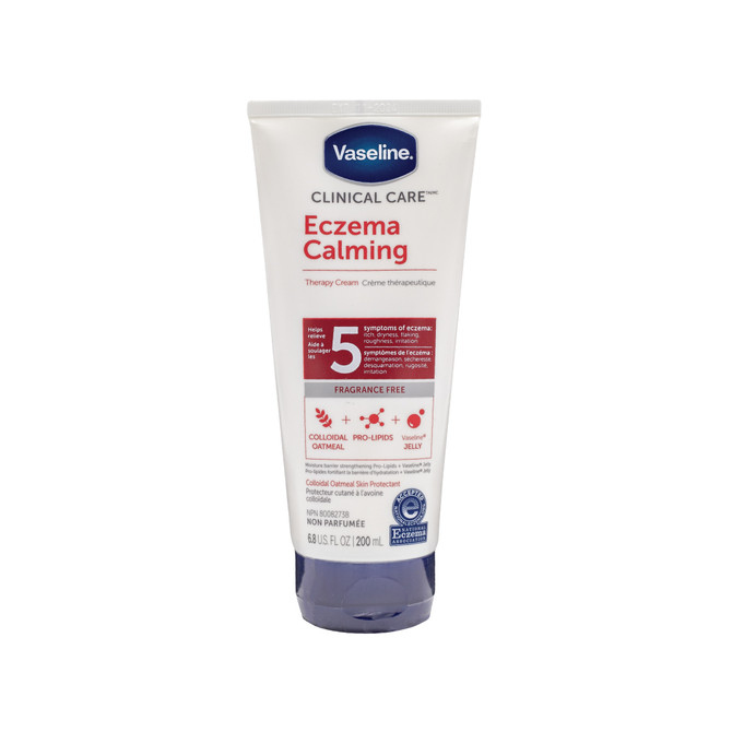 Vaseline - Clinical Care Eczema Calming Therapy Cream - NPN 80082738 - 6.8 FL OZ (Front)