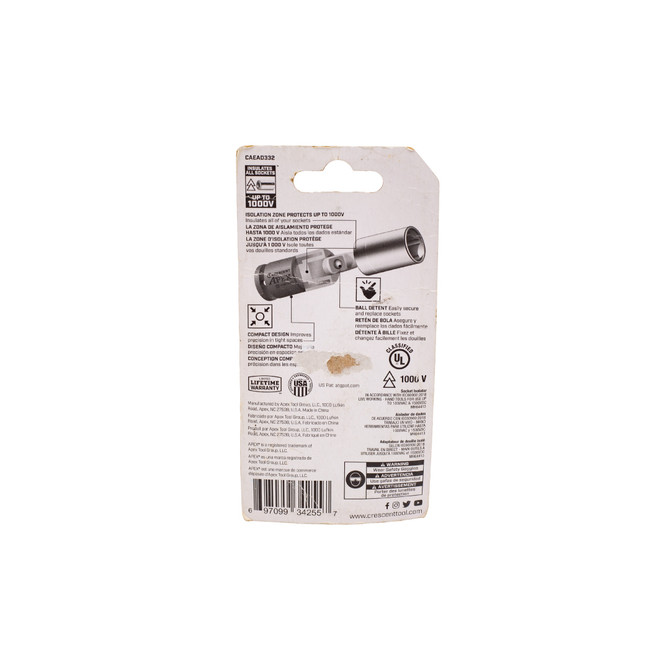 Crescent Apex - Socket Isolator - 1/2" - CAEAD332 (Back)
