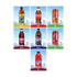 Dixie Narco 501e - Vending Machine Mixed Drink Labels 7PK - Flavor Set #2 - 7.125" x 5.4375"