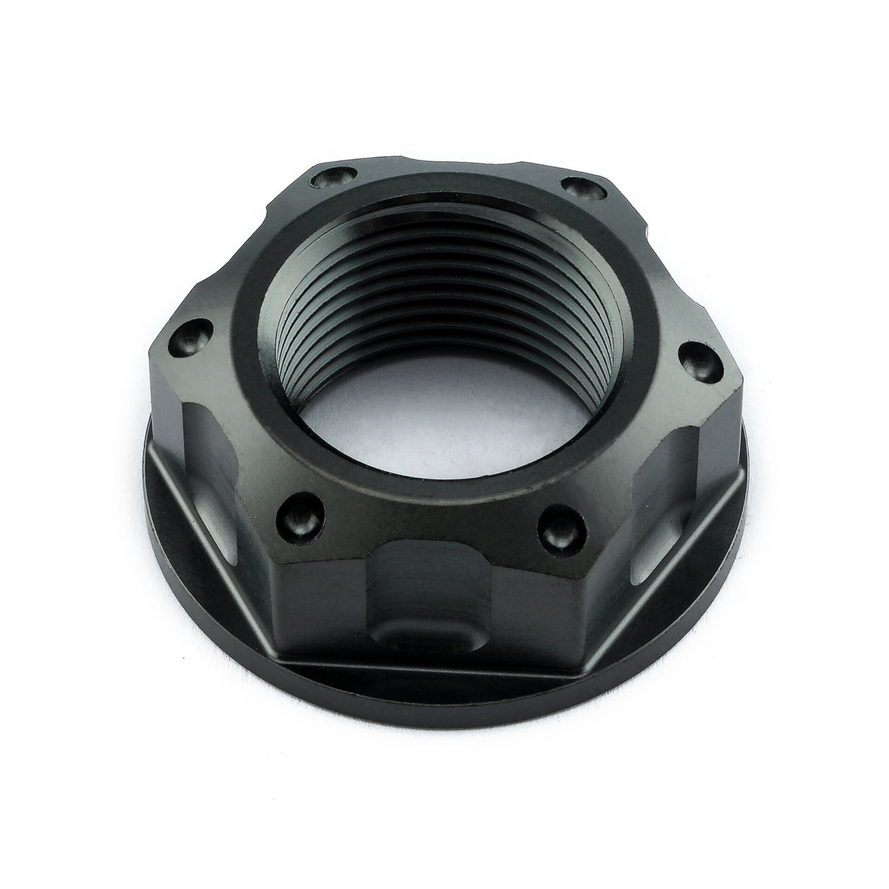 Titanium Flanged Axle Nut M22x(1.50mm) Rear Wheel | Pro-Bolt