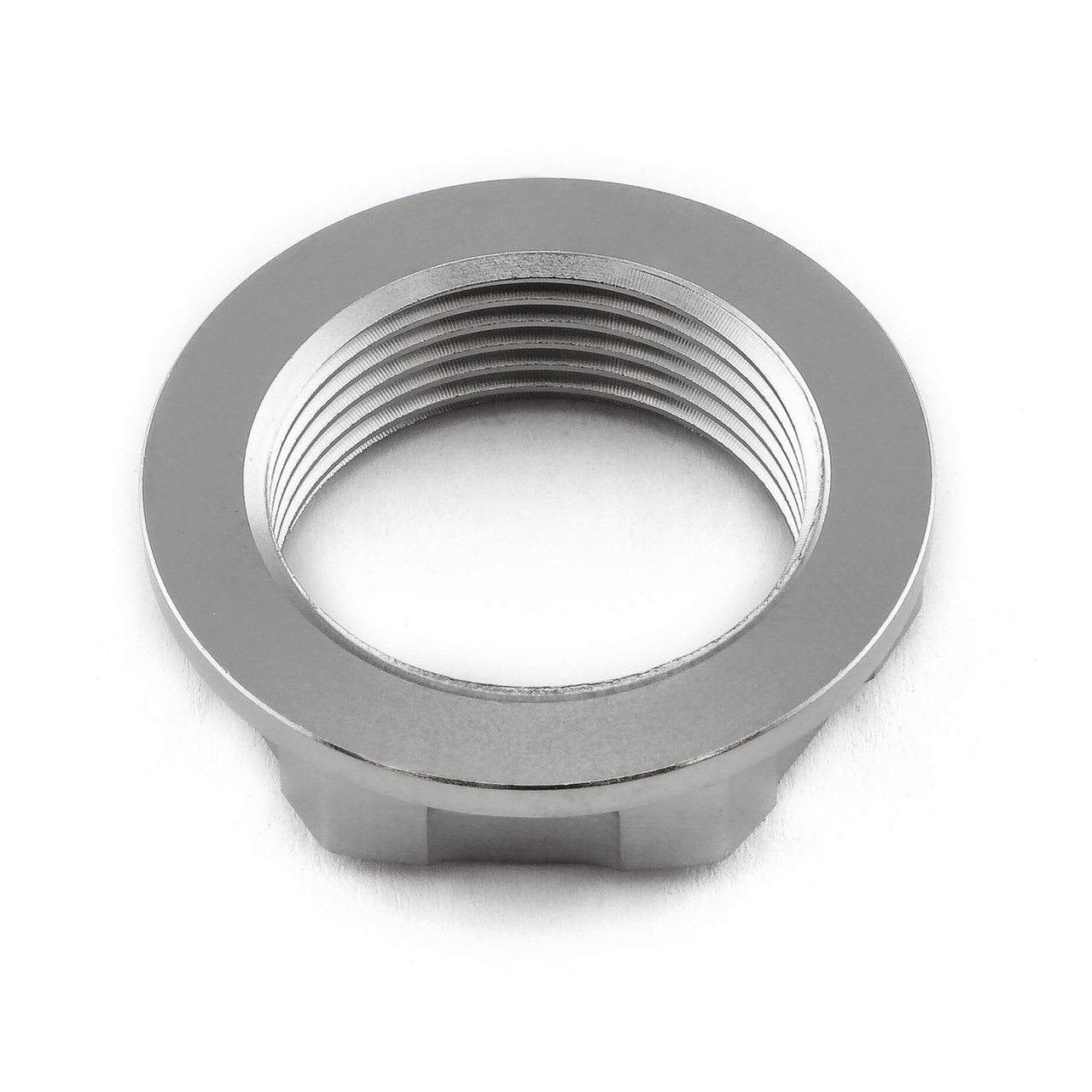 Titanium Flanged Axle Nut M25x(1.50mm) Front Wheel | Pro-Bolt