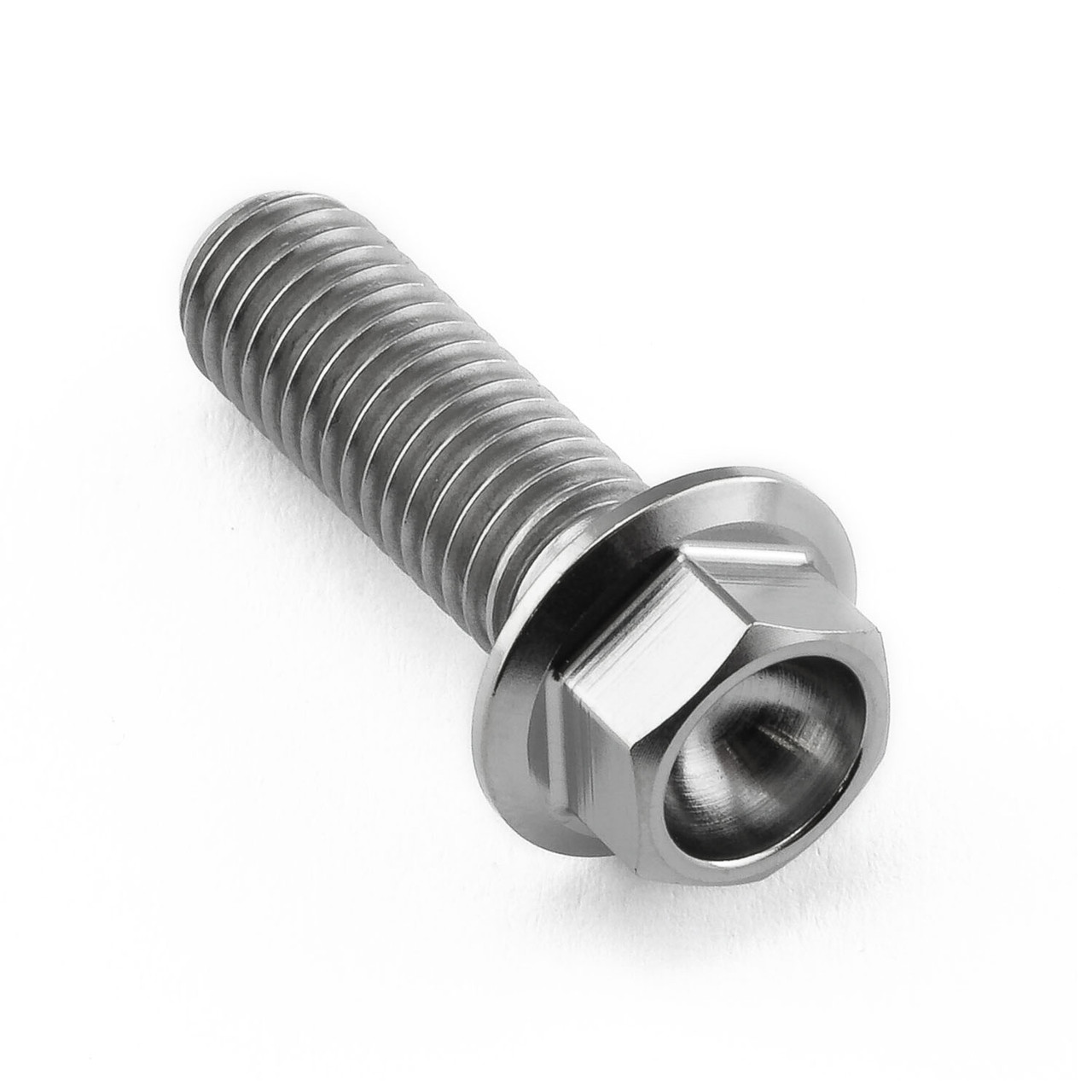 Titanium Flanged Hex Head Bolt M8x(1.25mm)x25mm (TIHX825)